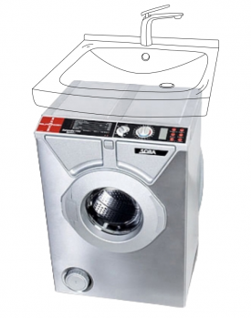 Компактная стиральная машина Eurosoba 1100 Sprint Plus inox