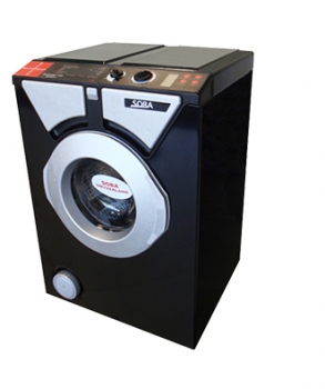 Компактная стиральная машина Eurosoba 1100 Sprint black and silver