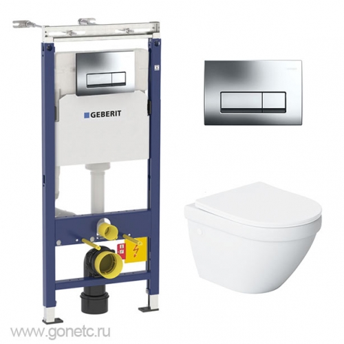 Комплект geberit duofix и подвесной унитаз Laguraty 9317-2